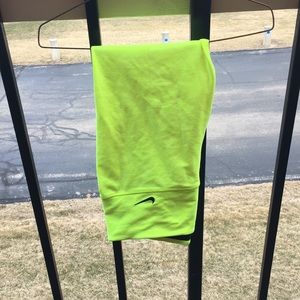 Neon Yellow Nike Leggings